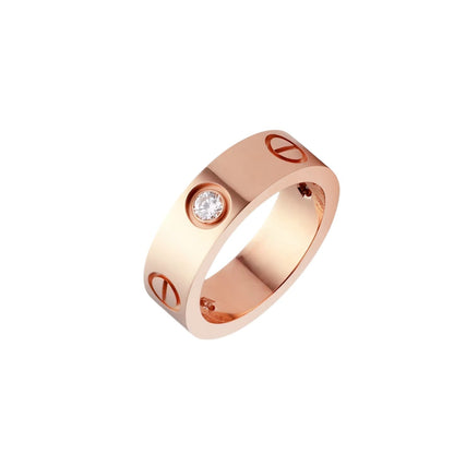[Saipan]LOVE 5.5MM 3 DIAMONDS RING