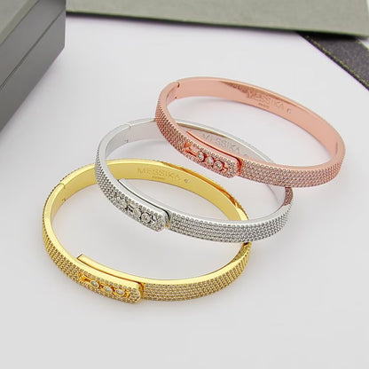 [Saipan]MOVE NOA FULL-PAVÉ DIAMOND BANGLE BRACELET