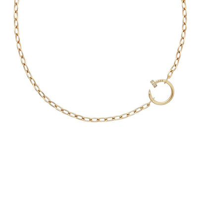 [Saipan]CLOU DIAMOND NAIL PENDANT NECKLACE