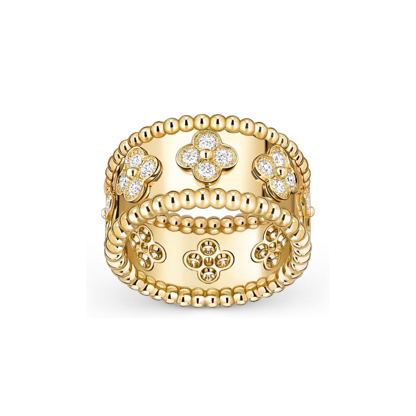 [Saipan]KALEIDOSCOPE RADIANCE WIDE BAND RING