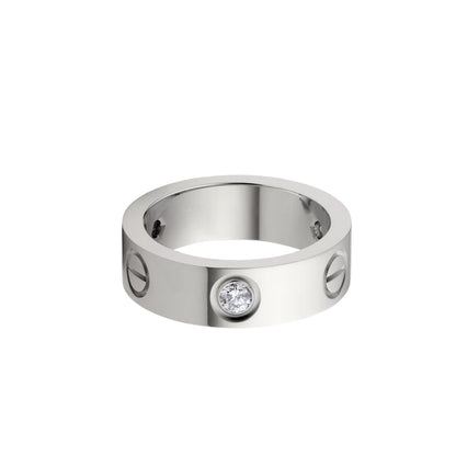 [Saipan]LOVE 5.5MM 3 DIAMONDS RING