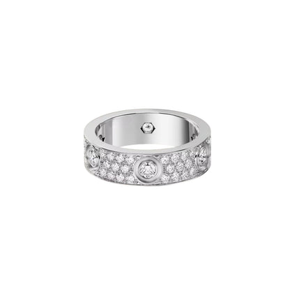 [Saipan]LOVE 5.5MM FULL-PAVÉ 6-DIAMOND RING