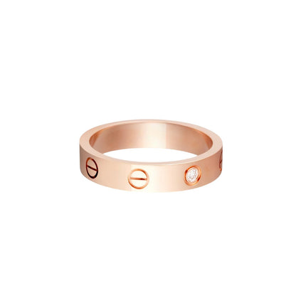 [Saipan]LOVE 4MM 1 DIAMOND RING
