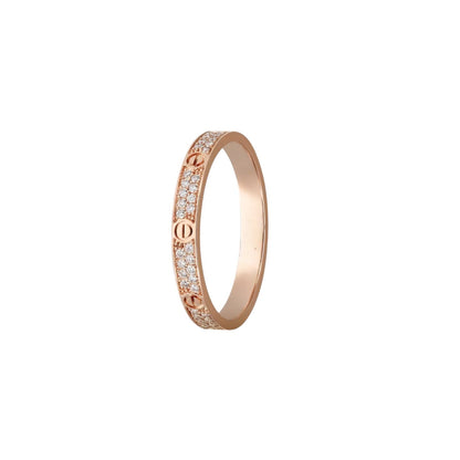 [Saipan]LOVE 2.6MM PAVÉ DIAMOND RING