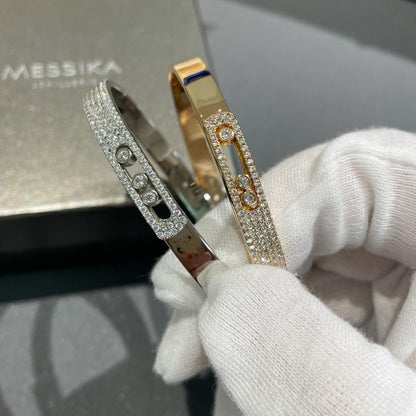 [Saipan]MOVE NOA PAVÉ DIAMOND BANGLE BRACELET