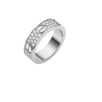 [Saipan]LOVE 5.5MM FULL-PAVÉ DIAMOND RING