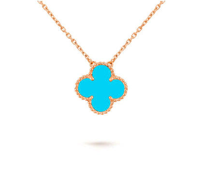 [Saipan]15MM CLOVER FLOWER PENDANT NECKLACE COLLECTION