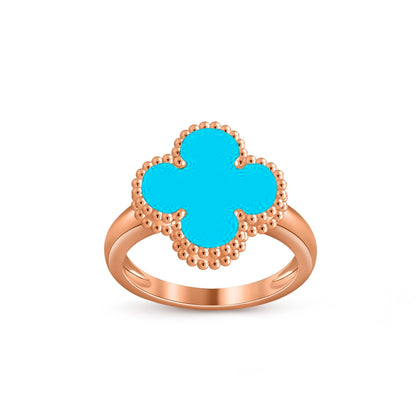 [Saipan]LUCKY CLOVER VINTAGE ROSE GOLD RING COLLECTION