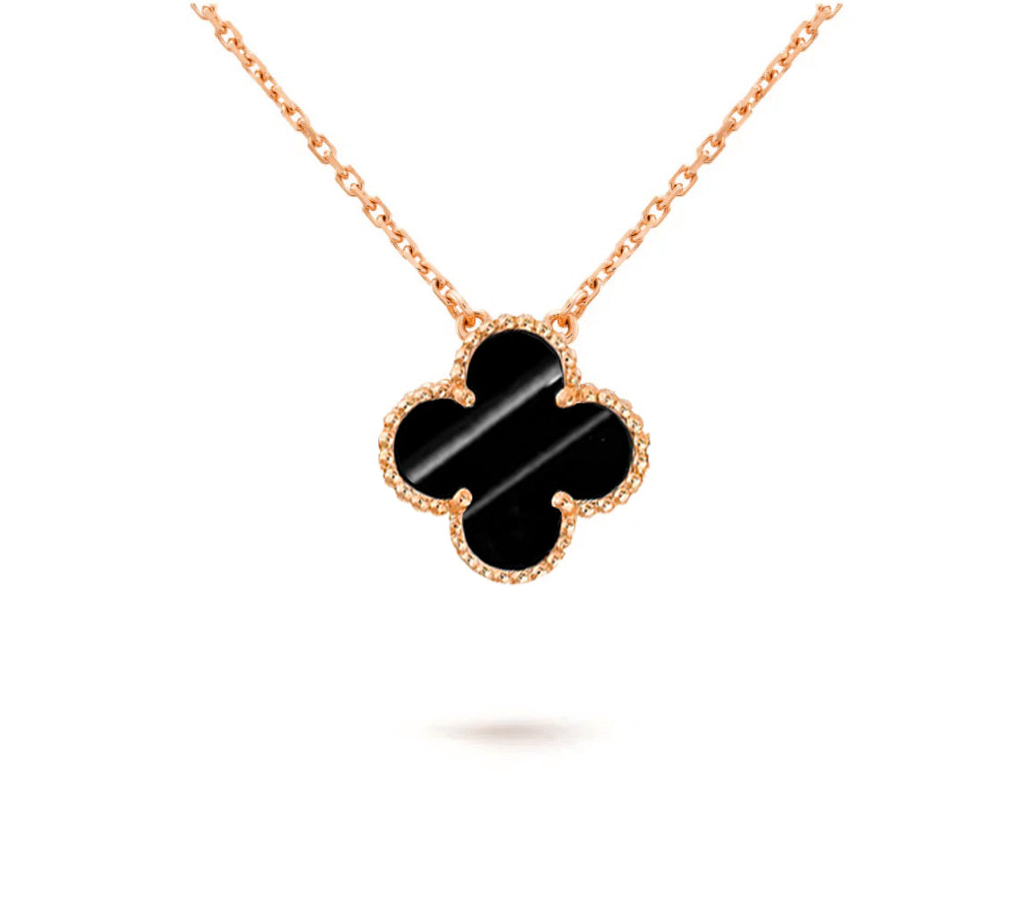 [Saipan]15MM CLOVER FLOWER PENDANT NECKLACE COLLECTION
