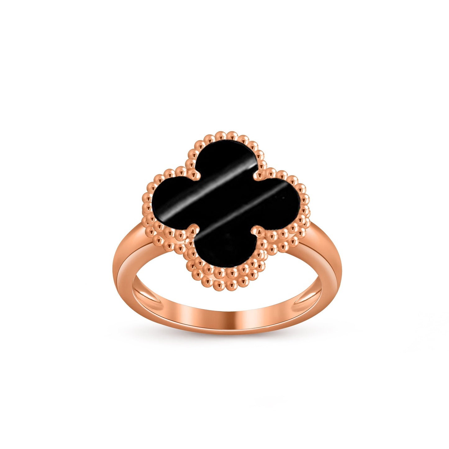 [Saipan]LUCKY CLOVER VINTAGE ROSE GOLD RING COLLECTION