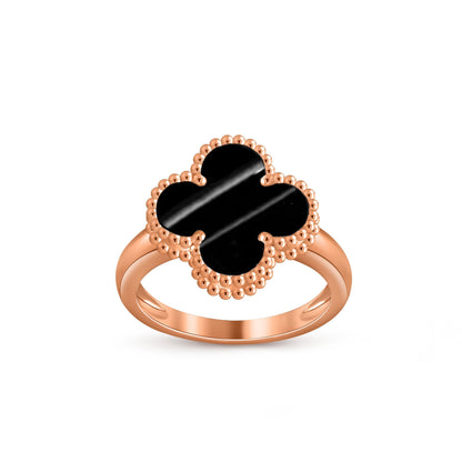 [Saipan]LUCKY CLOVER VINTAGE ROSE GOLD RING COLLECTION