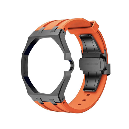 [Saipan]OAK POP BLACK STEEL CASE & SILICONE STRAP