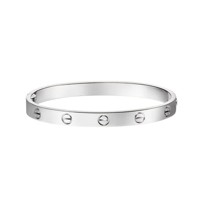 [Saipan]CLASSIC 6.1MM LOVE SINGLE-SCREW CLOSURE BANGLE