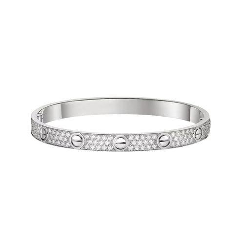 [Saipan]CLASSIC 6.1MM LOVE BANGLE - FULL PAVÉ