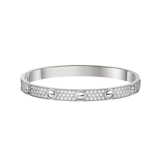 [Saipan]CLASSIC 6.1MM LOVE BANGLE - FULL PAVÉ