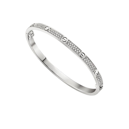 [Saipan]CLASSIC 3.65MM LOVE FULL PAVE BANGLE