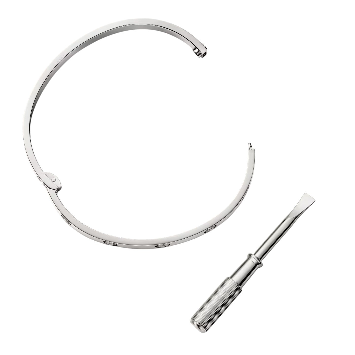 [Saipan]CLASSIC 6.1MM LOVE SINGLE-SCREW CLOSURE BANGLE