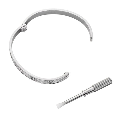 [Saipan]CLASSIC 6.1MM LOVE BANGLE - FULL PAVÉ
