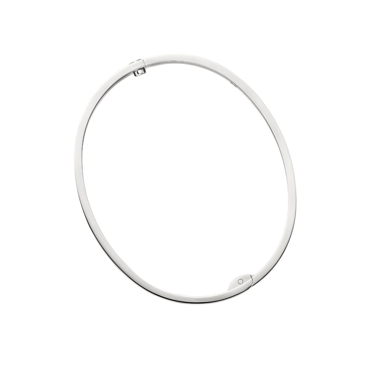 [Saipan]CLASSIC 6.1MM LOVE SINGLE-SCREW CLOSURE BANGLE - 4-DIAMOND