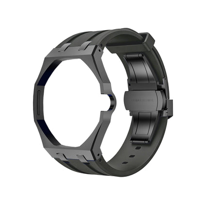 [Saipan]OAK POP BLACK STEEL CASE & SILICONE STRAP