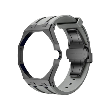 [Saipan]OAK POP BLACK STEEL CASE & SILICONE STRAP