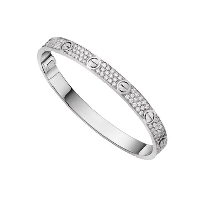 [Saipan]CLASSIC 6.1MM LOVE BANGLE - FULL PAVÉ