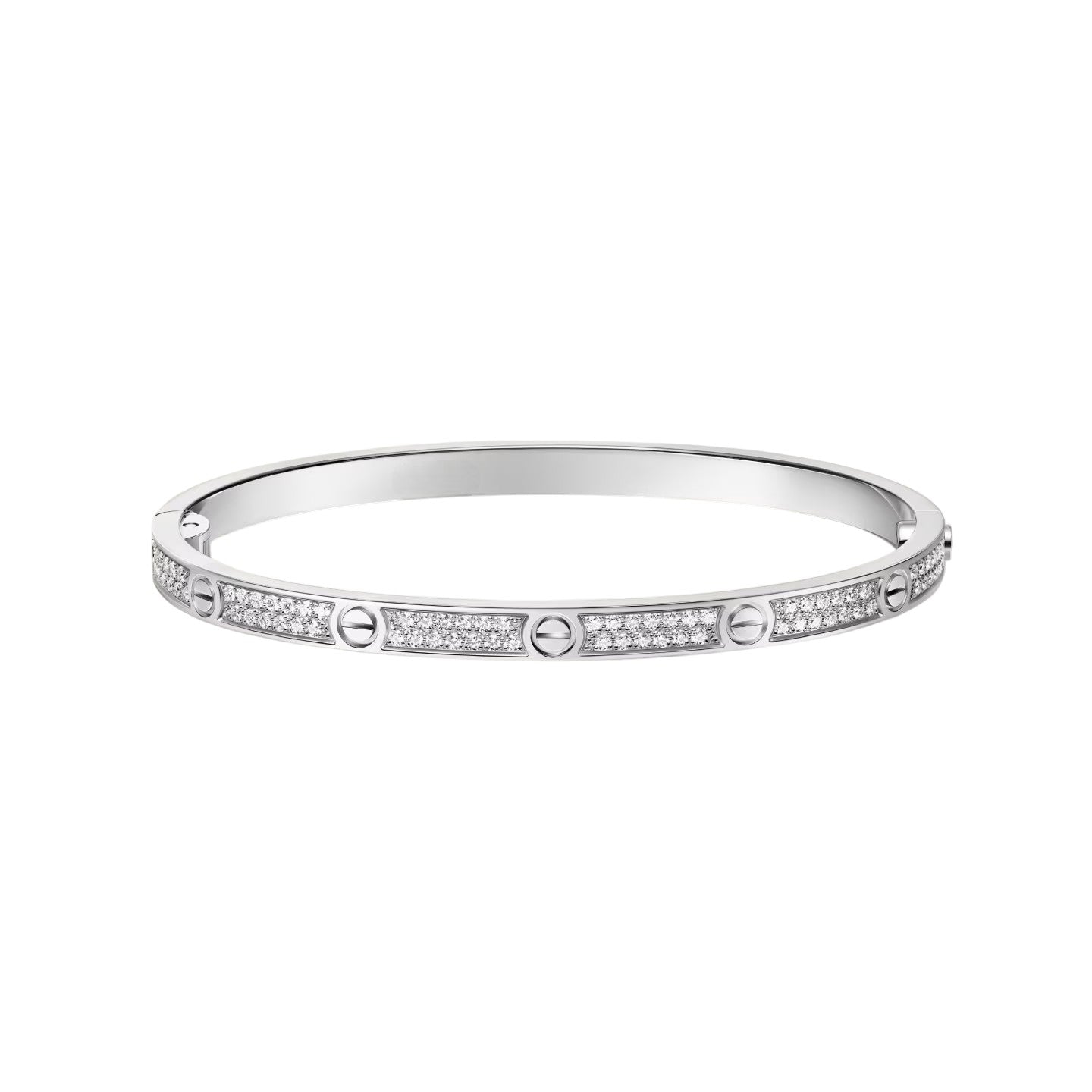 [Saipan]CLASSIC 3.65MM LOVE FULL PAVE BANGLE