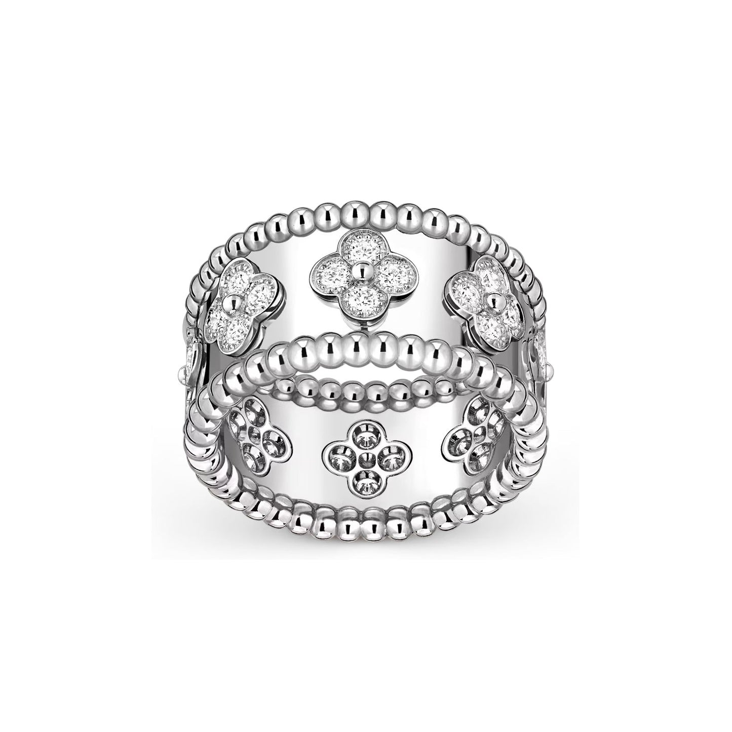 [Saipan]KALEIDOSCOPE RADIANCE WIDE BAND RING