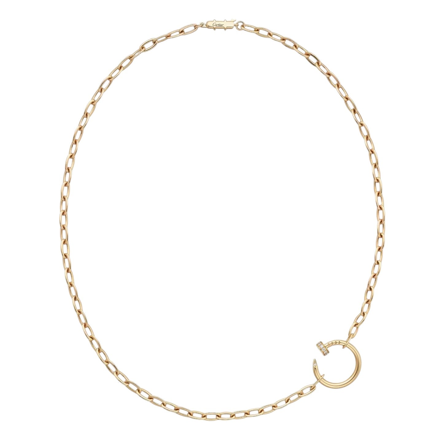 [Saipan]CLOU DIAMOND NAIL PENDANT NECKLACE