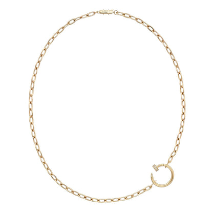 [Saipan]CLOU DIAMOND NAIL PENDANT NECKLACE