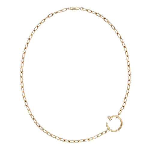 [Saipan]CLOU DIAMOND NAIL PENDANT NECKLACE