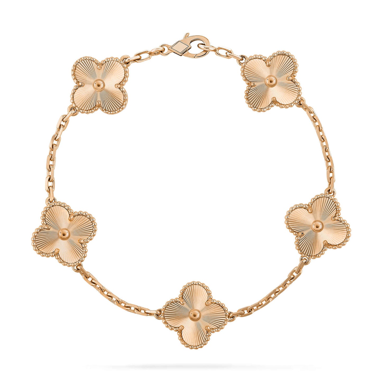 [Saipan]LUCKY CLOVER 5-MOTIF BRACELET - LASER COLLECTION