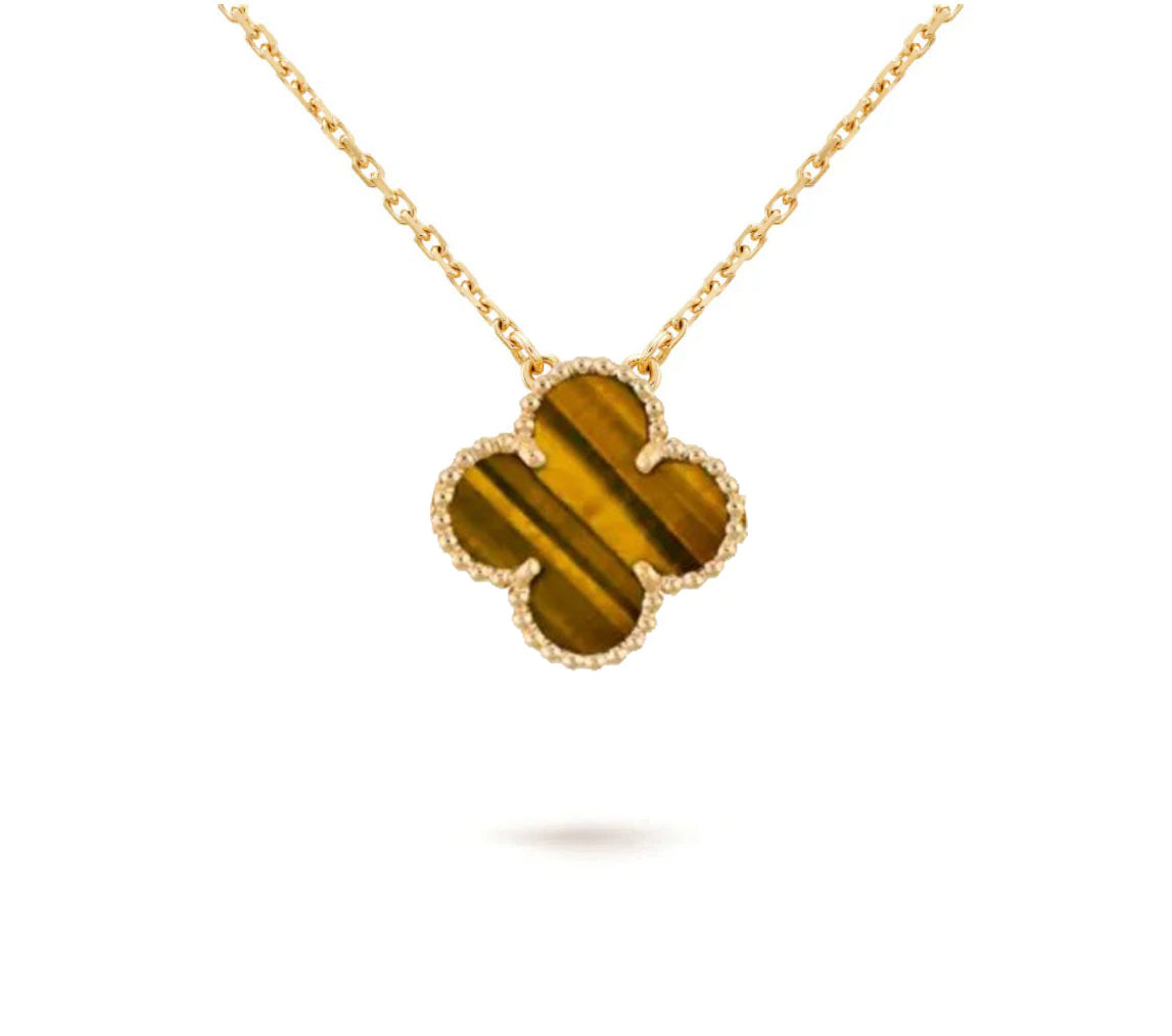 [Saipan]15MM CLOVER FLOWER PENDANT NECKLACE COLLECTION