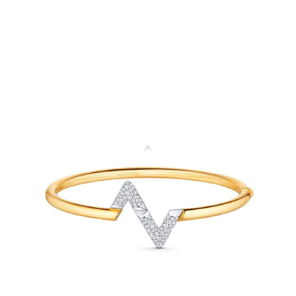 [Saipan]VOLTE UPSITE DOWN GOLD DIAMOND BRACELET