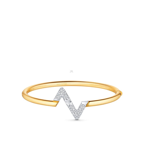 [Saipan]VOLTE UPSITE DOWN GOLD DIAMOND BRACELET