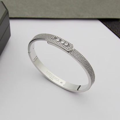 [Saipan]MOVE NOA FULL-PAVÉ DIAMOND BANGLE BRACELET
