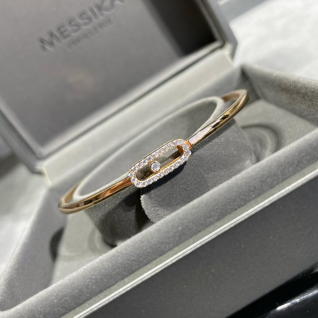 [Saipan]MOVE UNO PAVÉ FLEX BANGLE (MEDIUM)