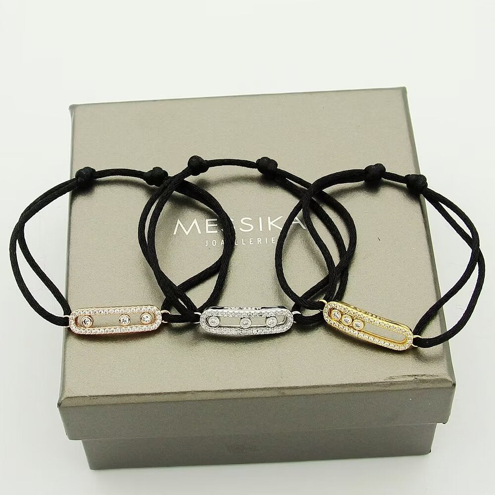 [Saipan]CARE(S) PAVÉ CORD BRACELET