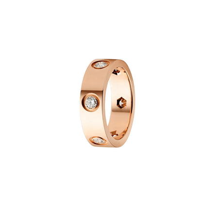 [Saipan]LOVE 5.5MM 6 DIAMONDS RING