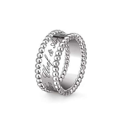 [Saipan]SIGNATURE DUAL-BEADED BAND RING