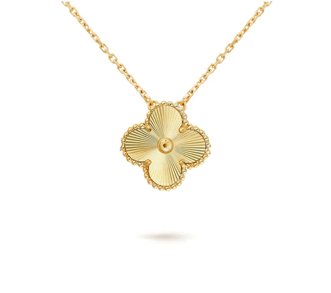 [Saipan]15MM CLOVER FLOWER PENDANT NECKLACE COLLECTION