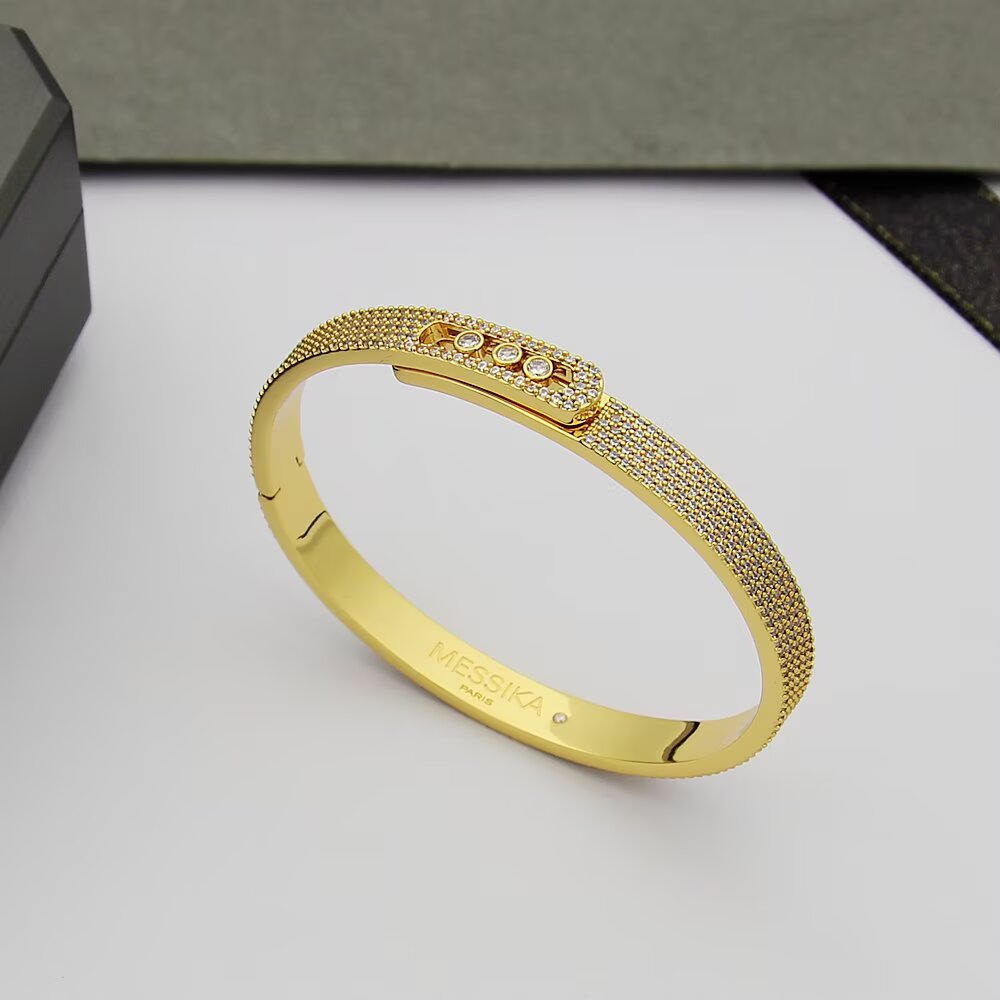 [Saipan]MOVE NOA FULL-PAVÉ DIAMOND BANGLE BRACELET