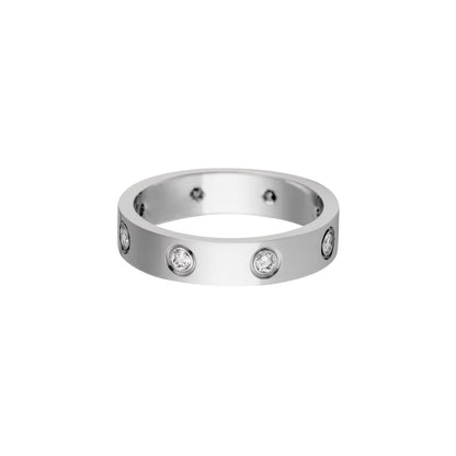 [Saipan]LOVE 4MM 8 DIAMONDS RING