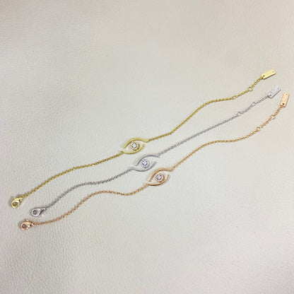 [Saipan]LUCKY EYE PAVÉ-SET DIAMOND BRACELET