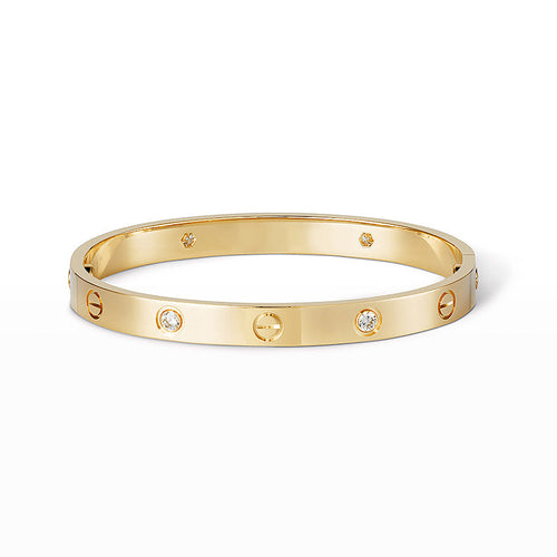 [Saipan]CLASSIC 6.1MM LOVE BANGLE - 4-DIAMOND