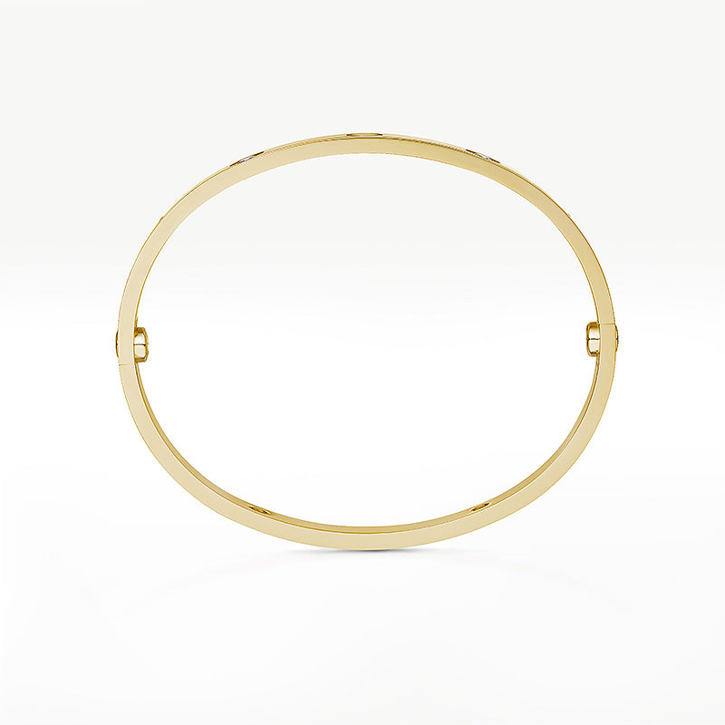 [Saipan]CLASSIC 6.1MM LOVE BANGLE - 4-DIAMOND