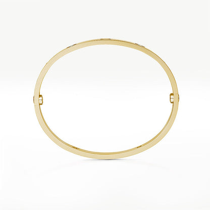 [Saipan]CLASSIC 6.1MM LOVE BANGLE - 4-DIAMOND