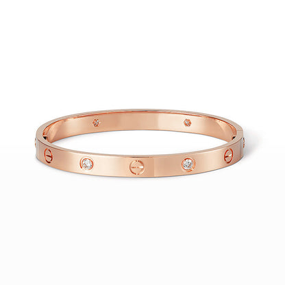 [Saipan]CLASSIC 6.1MM LOVE BANGLE - 4-DIAMOND