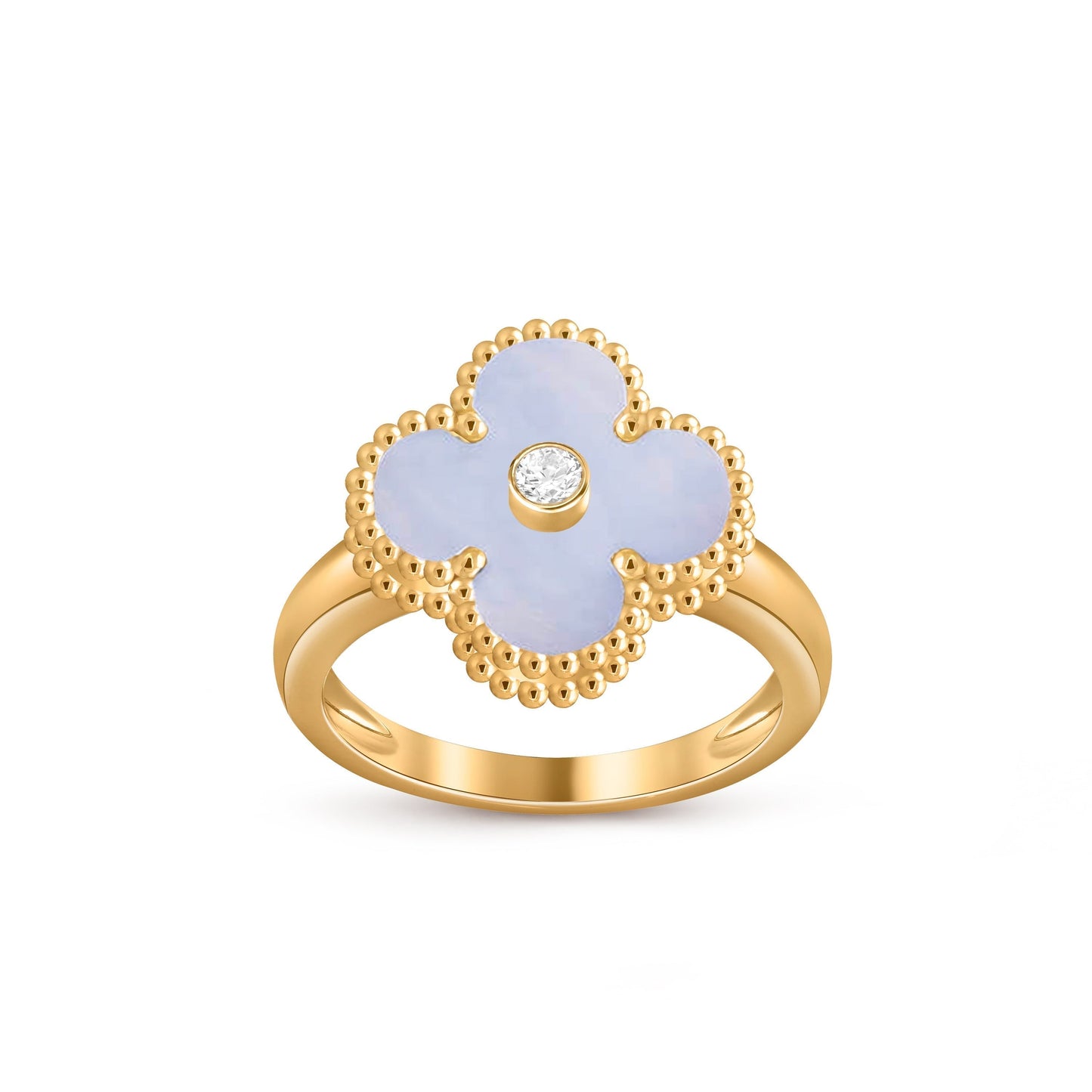 [Saipan]LUCKY CLOVER DIAMOND-ACCENT GOLD RING COLLECTION