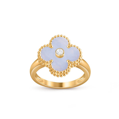 [Saipan]LUCKY CLOVER DIAMOND-ACCENT GOLD RING COLLECTION